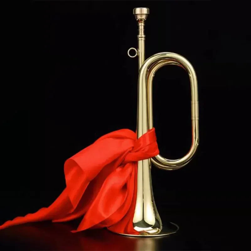 Musical Instrument Bugle - بوق نحاسي للأطفال المبتدئين بوق عسكري