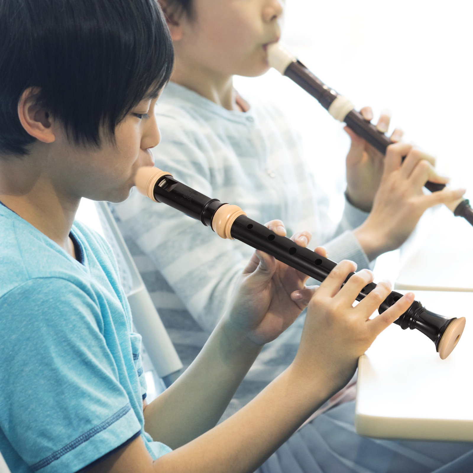 Soprano Recorder Plastic - مجموعة آلة ريكورد سوبرانو ألمانية بثمانية