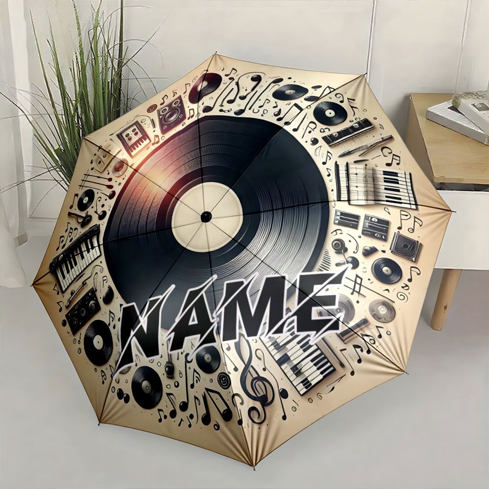 مظلة مخصصة تحمل اسمك، بتصميم م - مراجعة Musical Instrument And Names وسعره