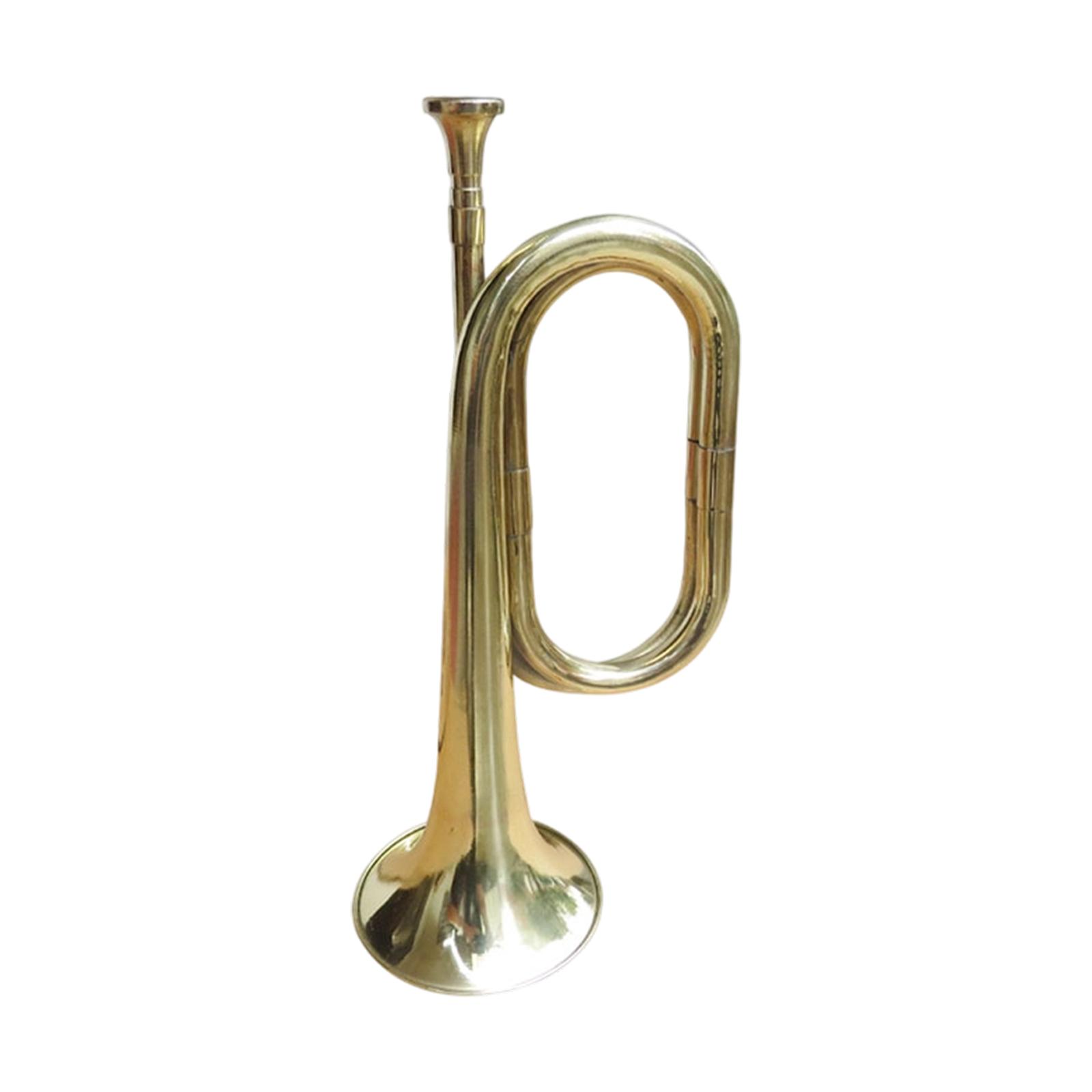 بوق موسيقي محمول بطول 13 بوصة، - مراجعة Musical Instrument Bugle وسعره