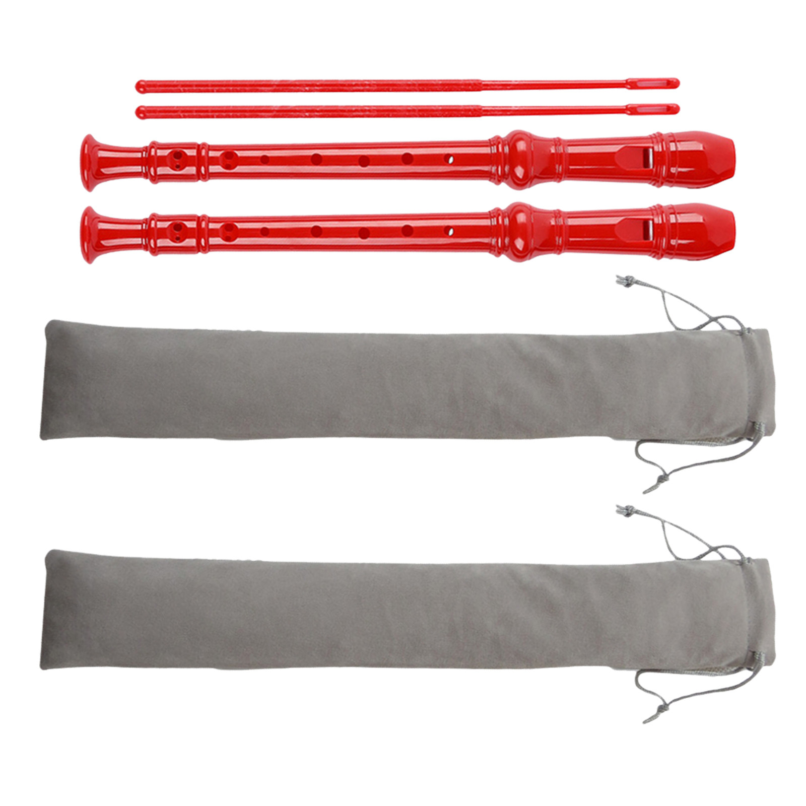 مجموعة من 2 قطعة من آلات النفخ - مراجعة Soprano Recorder Plastic وسعره