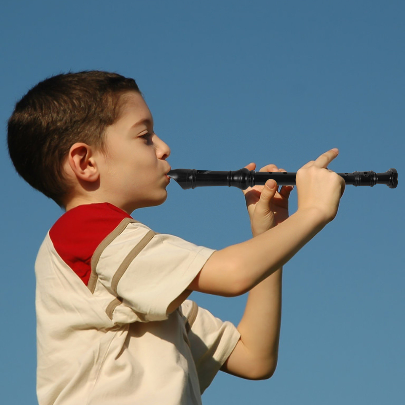 آلة ريكورد سوبرانو سوداء شفافة - مراجعة Soprano Recorder Plastic وسعره
