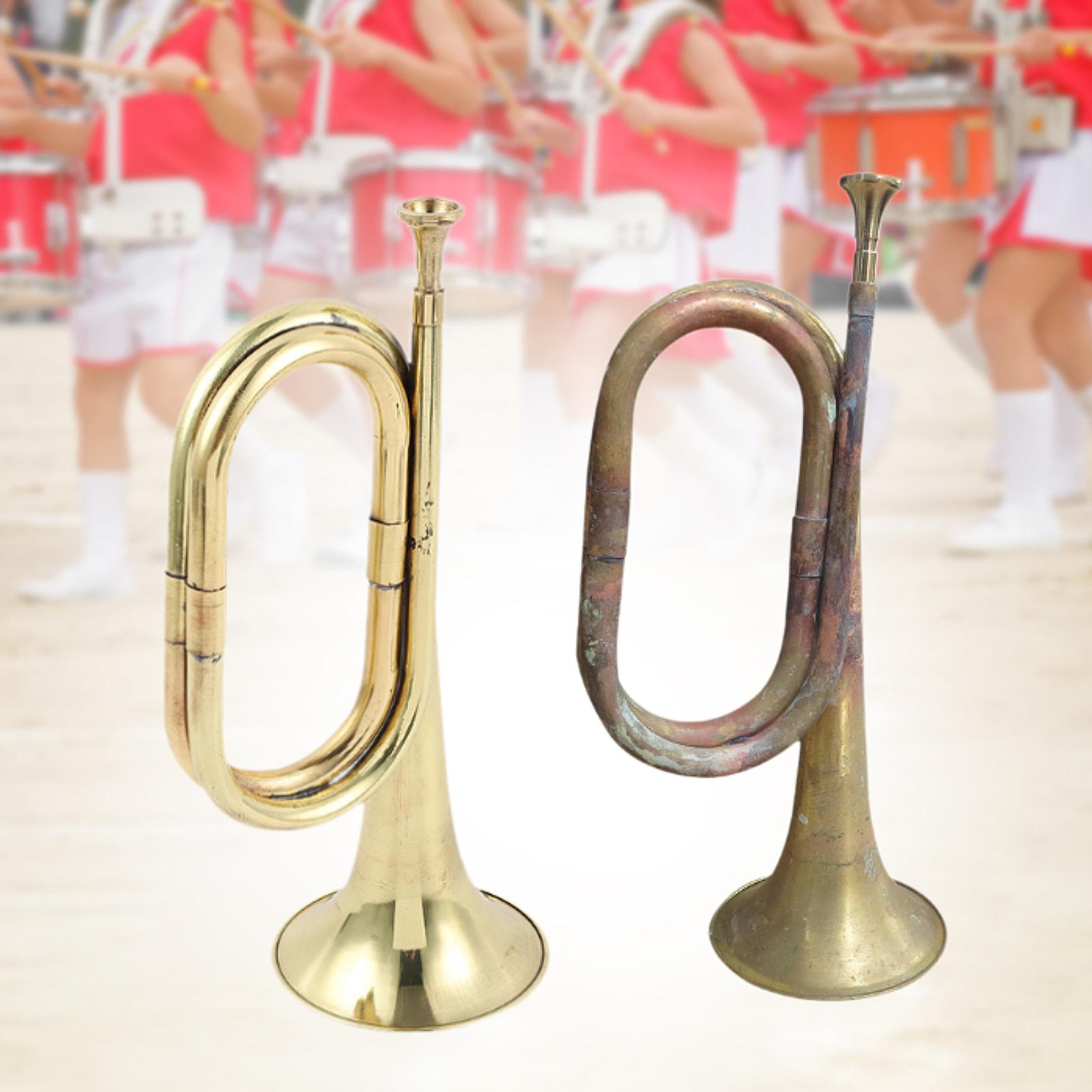 النحاس بوق البوق الدعامة آلة م - مراجعة Musical Instrument Bugle وسعره