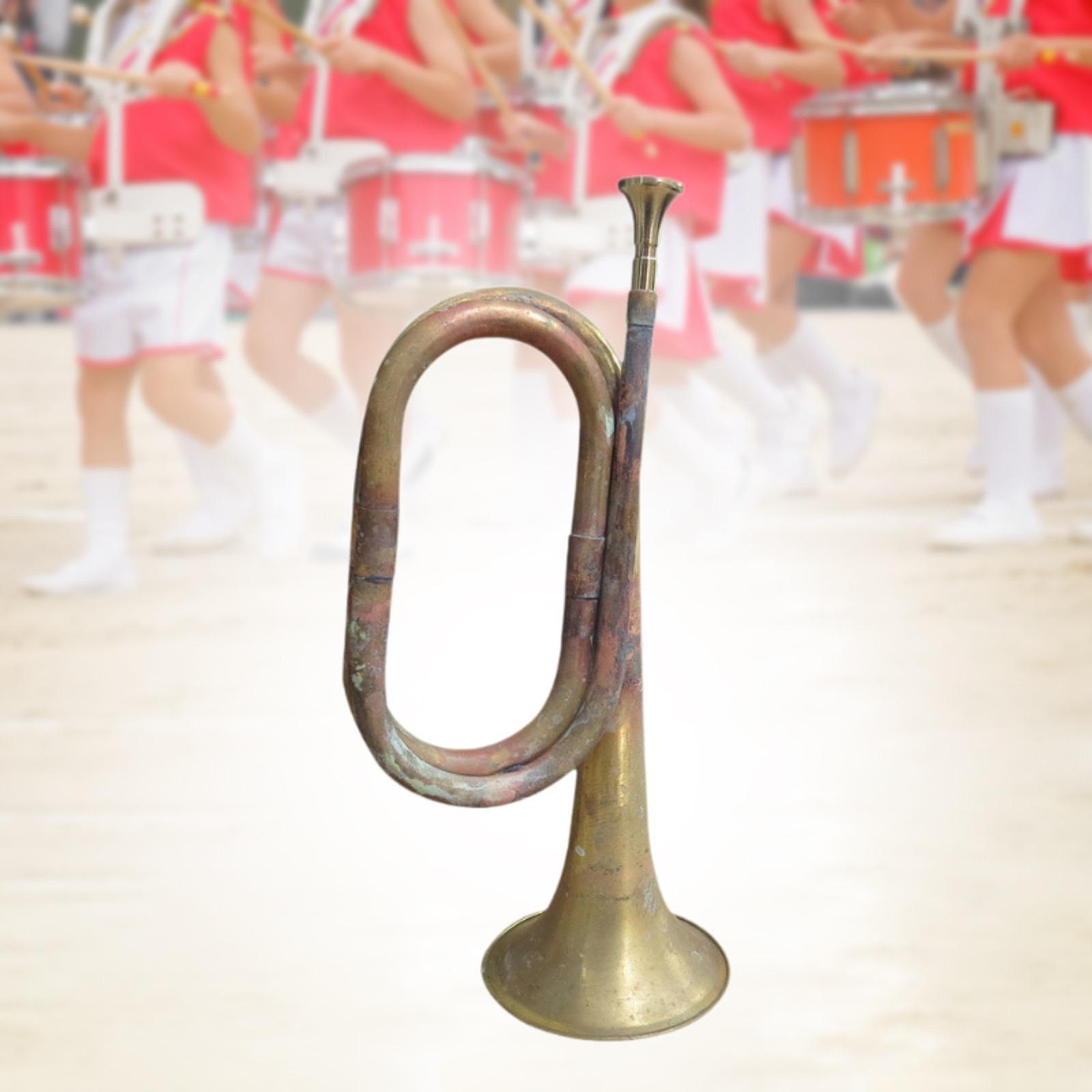 النحاس بوق البوق الدعامة آلة م - مراجعة Musical Instrument Bugle وسعره