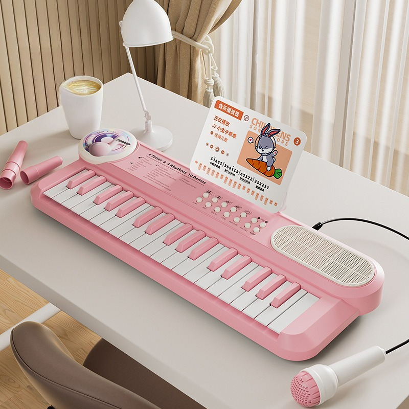 بيانو إلكتروني للأطفال بـ 37 م - مراجعة Musical Instrument Harmonium وسعره