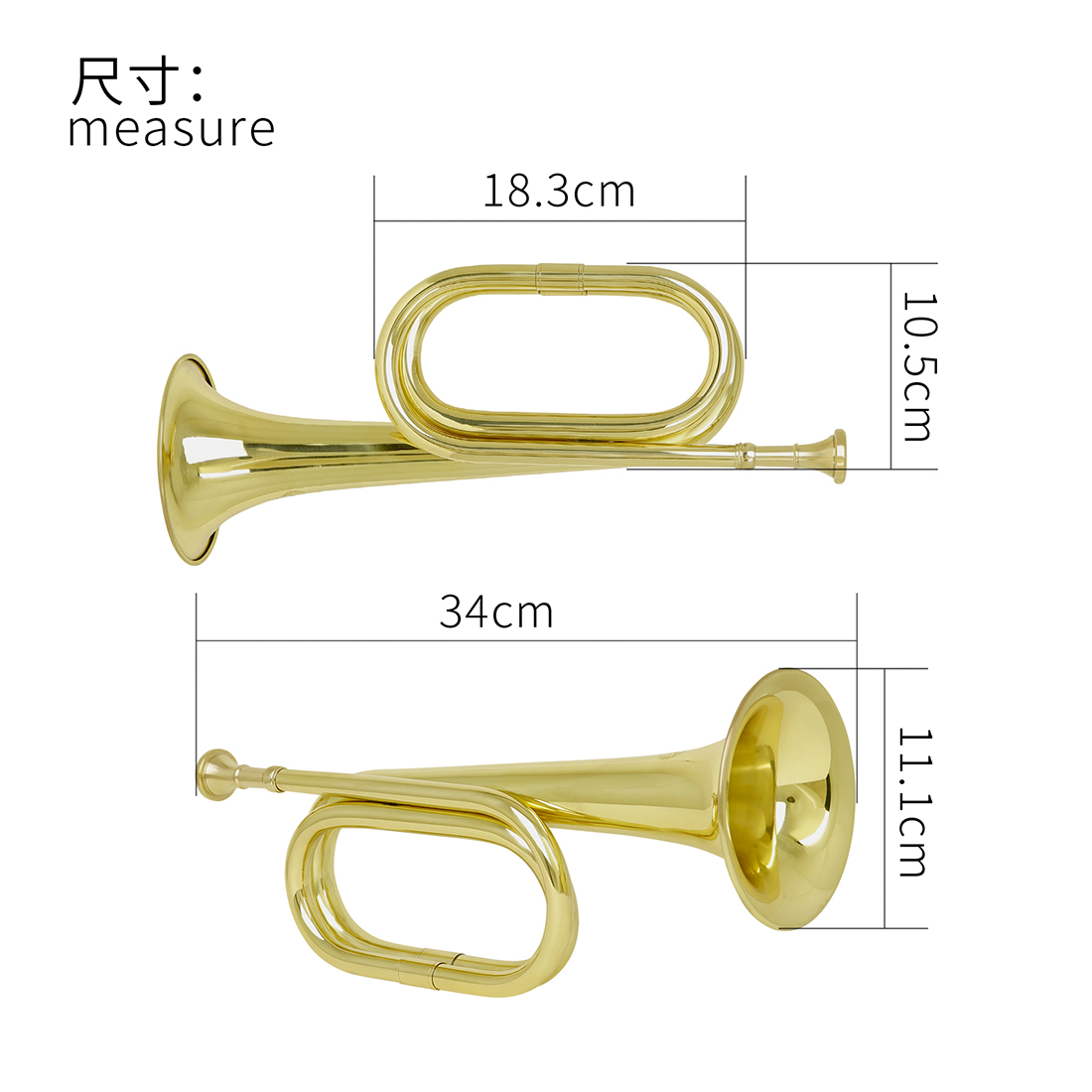 م MBAT-جرس نداء النحاس البوق ، - مراجعة Musical Instrument Bugle وسعره